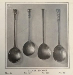 Dryad metal Work silver spoon