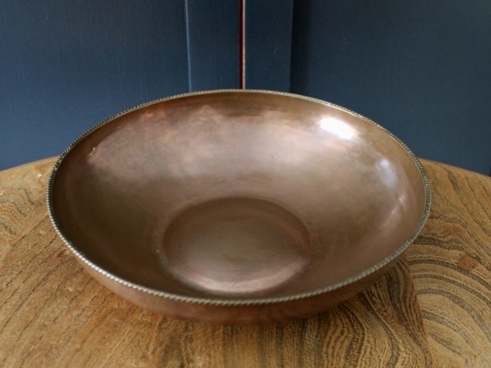 Hart and Huyshe copper bowl
