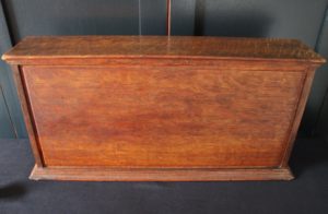 Arthur W Simpson oak stationery cabinet