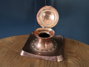 Richard Llewellyn Rathbone copper inkwell