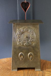 Norman and Ernest Spittle brass clock