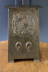 Norman and Ernest Spittle brass clock