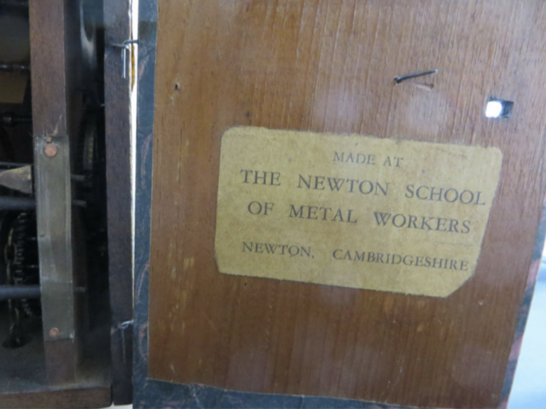 Newton School copper chamberstick