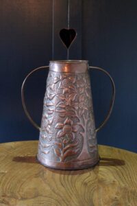 Newton School copper twin handled vase