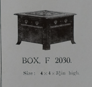 Jesson, Birkett & Co copper and silver box