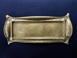 Norman and Ernest Spittle brass tray