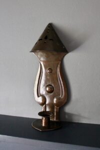 Ickleford and Wymondley Class copper sconce