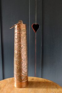 Yattendon Class tall copper vase