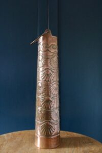 Yattendon Class tall copper vase