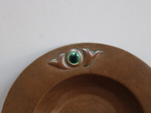 Potteries Guild of Cripples copper dish
