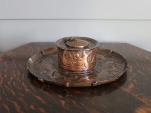 Newlyn Class copper inkwell