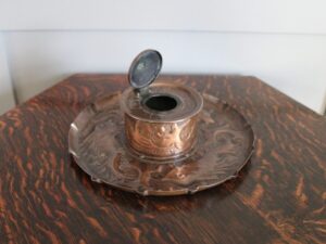 Newlyn Class copper inkwell