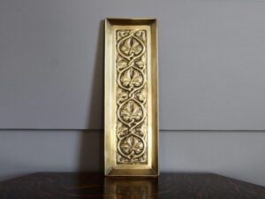 Alexander Ritchie brass pen tray