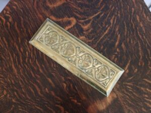 Alexander Ritchie brass pen tray