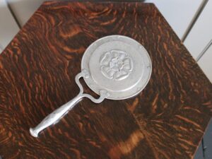 Norman & Ernest Spittle Pewtal hand mirror