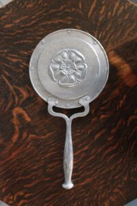 Norman & Ernest Spittle Pewtal hand mirror