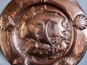 James Smithies copper charger