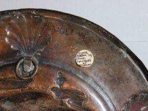 James Smithies copper charger