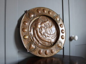 Norman & Ernest Spittle brass charger