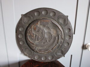 Norman & Ernest Spittle brass charger