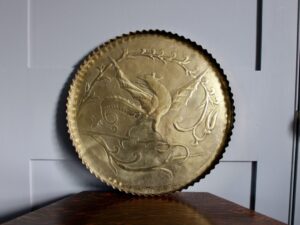 Newton School brass dish