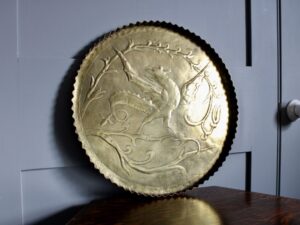Newton School brass dish