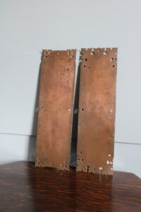 Birmingham Guild of Handicraft copper finger plates