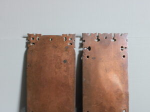 Birmingham Guild of Handicraft copper finger plates