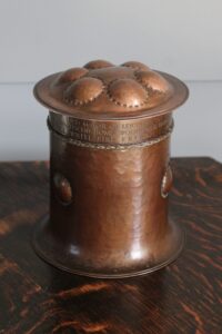 Dryad Metal Works tobacco jar