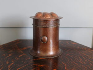Dryad Metal Works tobacco jar