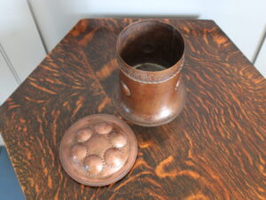 Dryad Metal Works tobacco jar