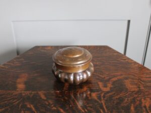 Richard Llewellyn Rathbone copper pot with cover